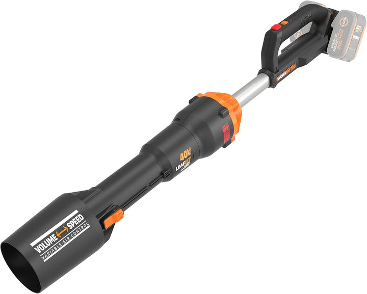 WORX NITRO 40V Profi Akku-Laubbläser WG585E.9 - starker bürstenloser Motor - 3 Geschwindigkeiten & 2
