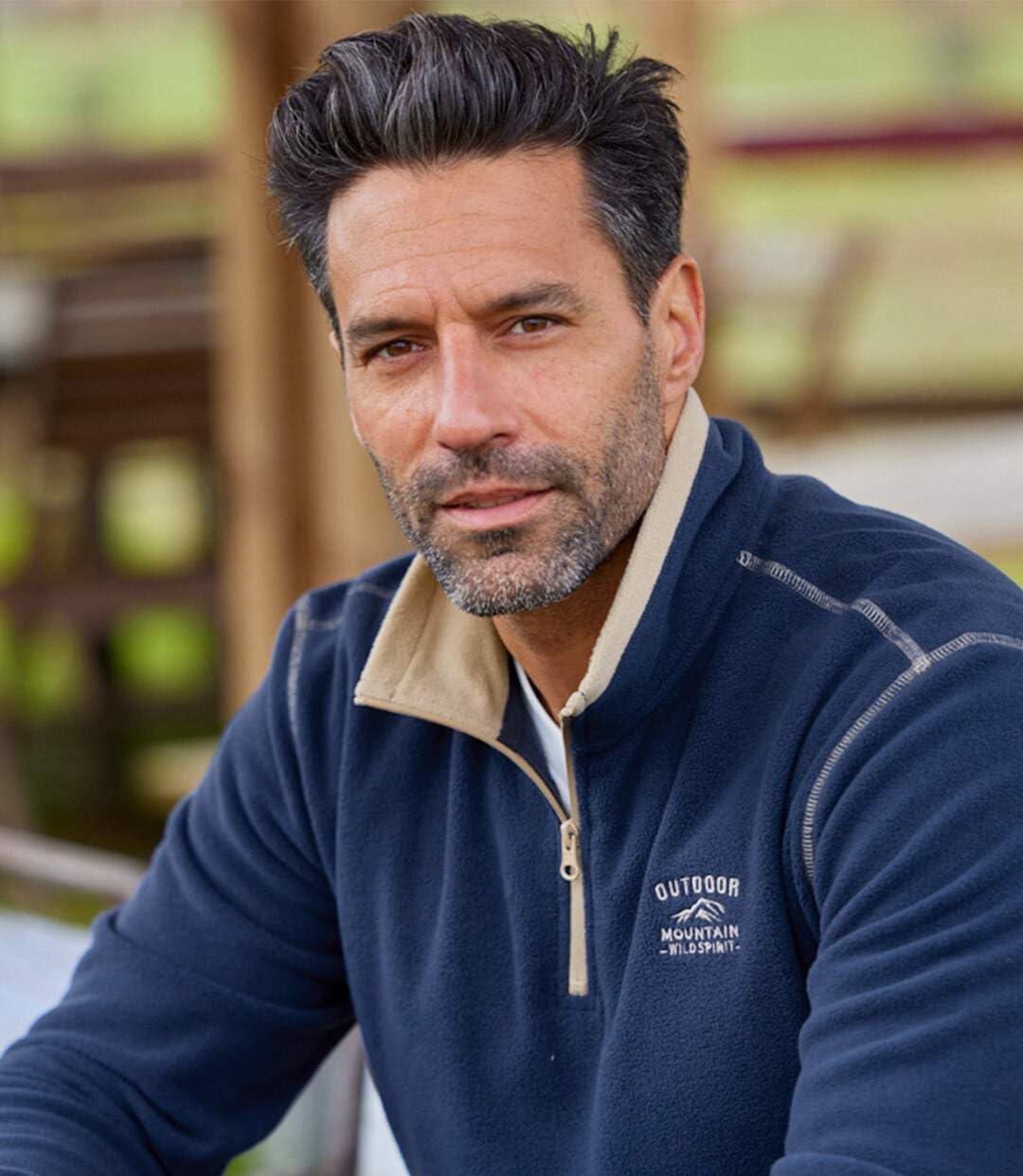 ATLAS FOR MEN - 2er-Pack Microfleece-Pullover - Fleecepullover Herren - Fleece Herren - Fleece Pullo