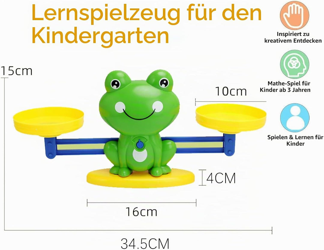 Lernspielzeug Mathe-Spiel, Zählen und Rechnen Lernen Frosch Lernspielzeug, Spielzeug für Kinder mit