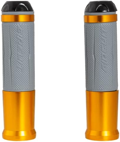 CIRCUIT Equipment MA017-23K Motorradgriffe Silverstone, Grau/Gold, Grau/Gold
