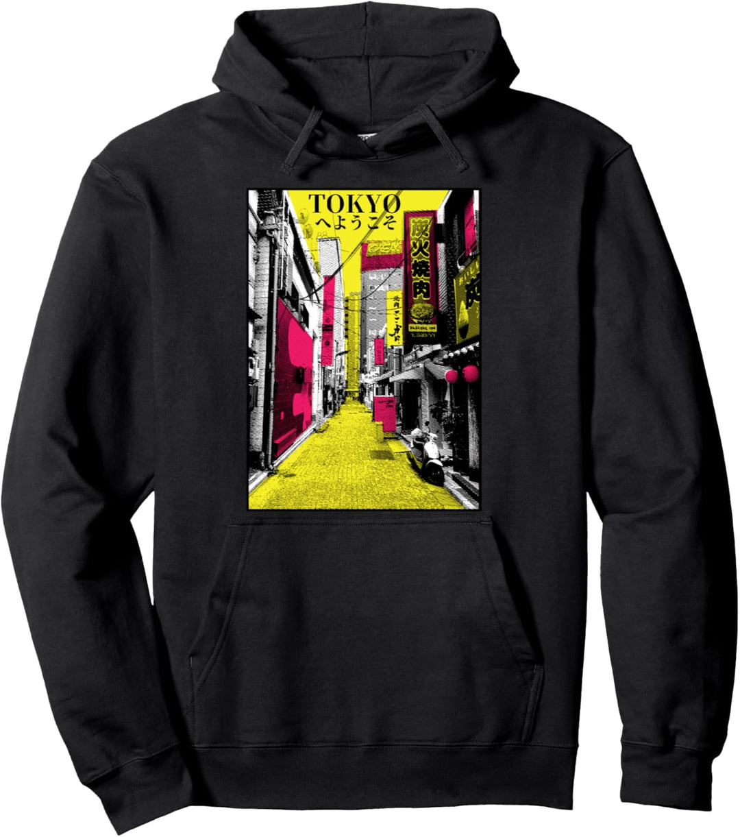 Vaporwave Aesthetic. Japan Style 80er 90er Tokyo Osaka Pullover Hoodie