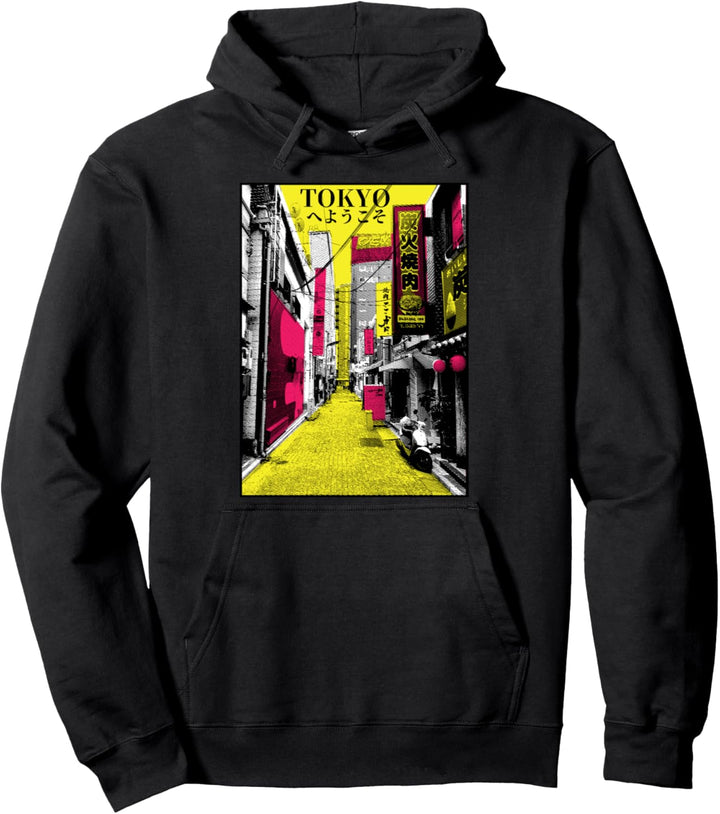 Vaporwave Aesthetic. Japan Style 80er 90er Tokyo Osaka Pullover Hoodie