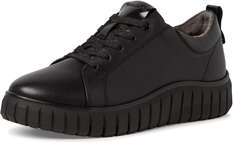 Tamaris Damen 8-83721-41 Sneaker 40 EU Black Nappa, 40 EU Black Nappa