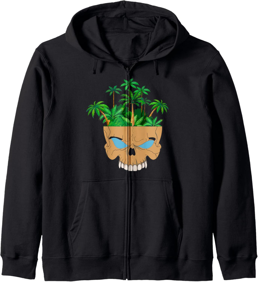 Oak Island Treasure Hunters Scull Nova Scotia Mystery Kapuzenjacke