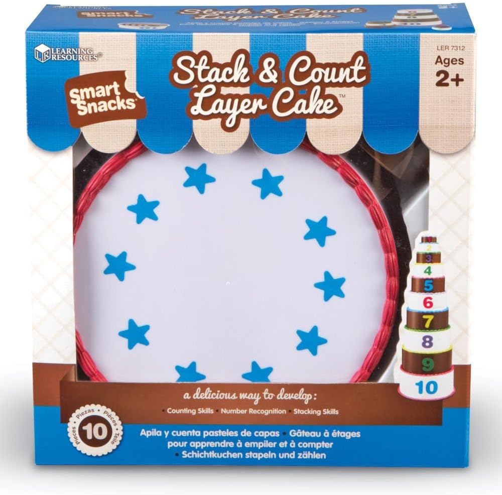 Learning Resources Smart Snacks Stapeltorte mit Zahlen
