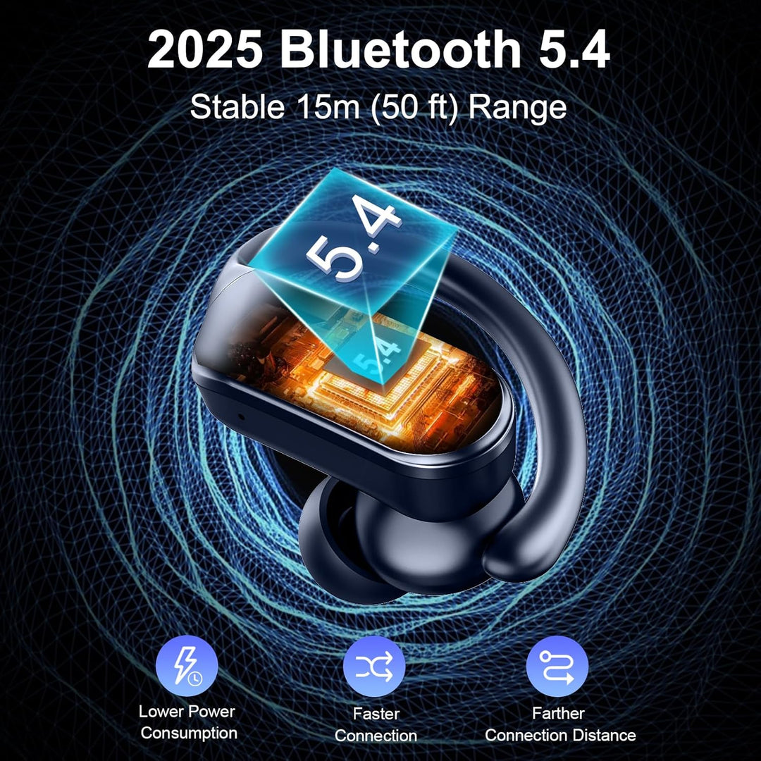 Ordtop Bluetooth Kopfhörer, Kopfhörer Kabellos Bluetooth HiFi Stereo,SY-DE43-5
