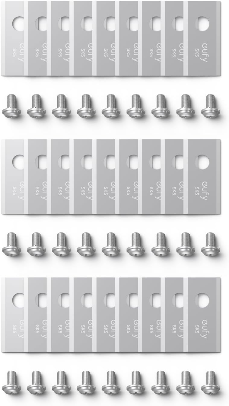 eufy Ersatzklingenbox: 3*(9 Rasenmäherklingen und 9 Schrauben) kompatibel mit eufy E15&E18