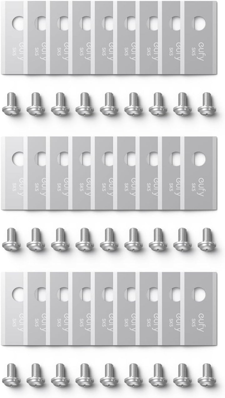 eufy Ersatzklingenbox: 3*(9 Rasenmäherklingen und 9 Schrauben) kompatibel mit eufy E15&E18