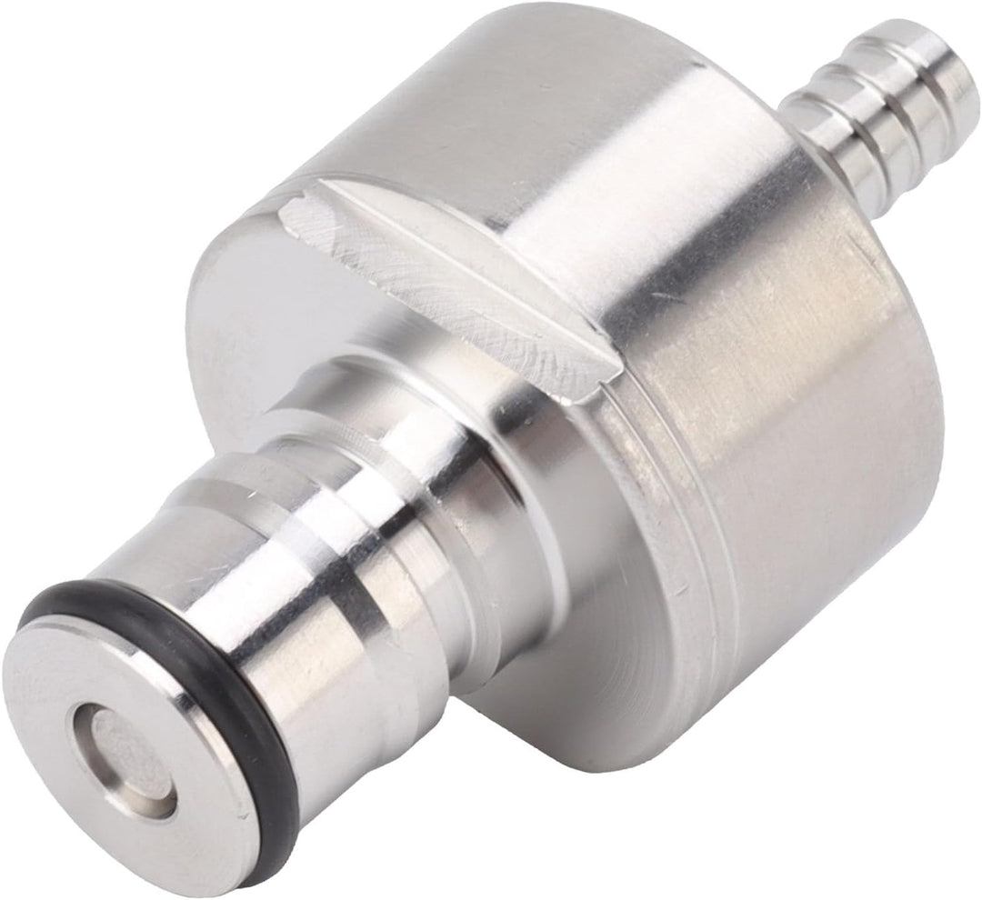 Yosoo Health Gear Edelstahl-Karbon Kappe für PET-Flaschen, CO2-Kupplung Ball Lock, Gegendruck-Füllka