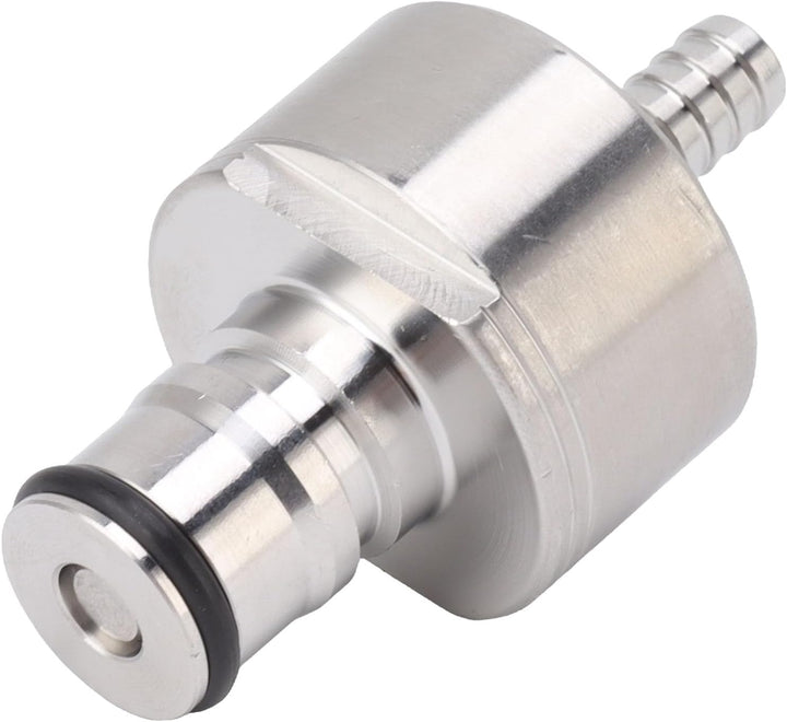 Yosoo Health Gear Edelstahl-Karbon Kappe für PET-Flaschen, CO2-Kupplung Ball Lock, Gegendruck-Füllka