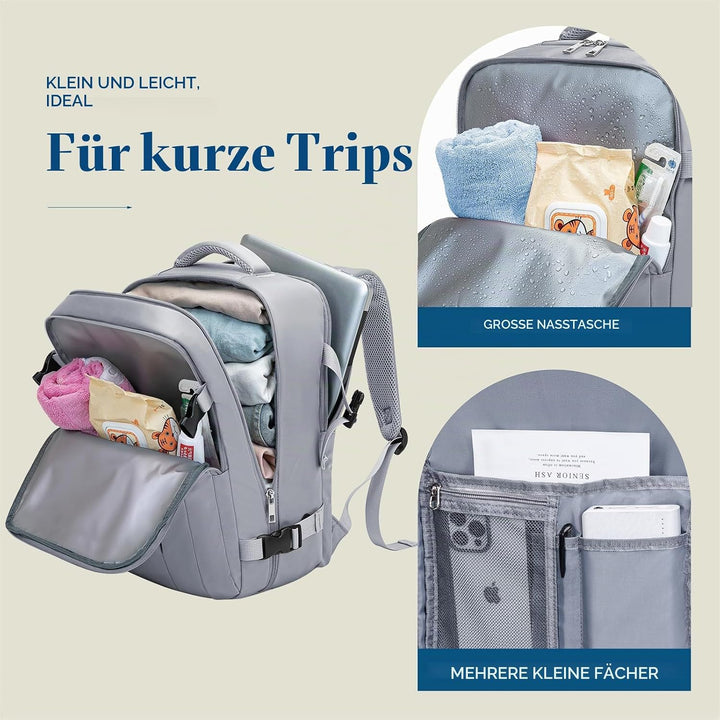 Lossga Für Ryanair Handgepäck 40x20x25 Handgepäck Rucksack Reiserucksack Flugzeug Rucksack 40x20x25
