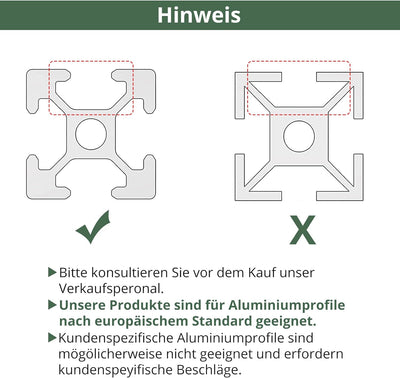 10x EYPINS Befestigungsmaterial Winkel, Aluprofil 30x30 Nut 8 Winkelverbinder wasserdicht & rostfrei