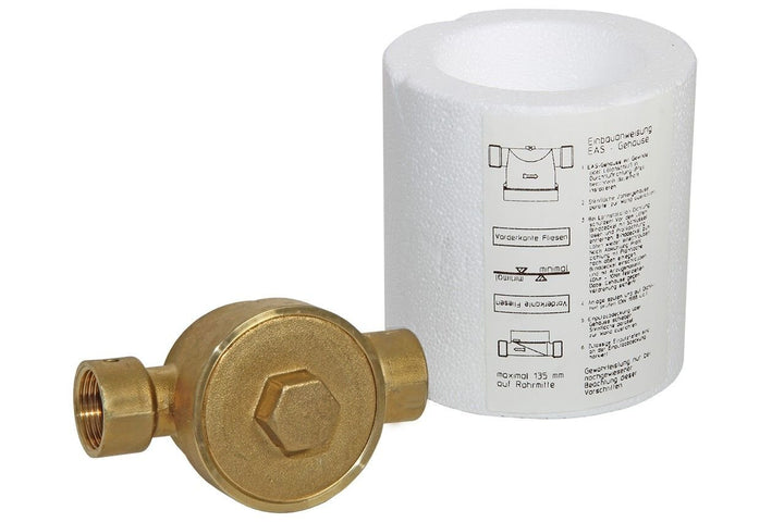 Einrohranschlussstück für Wohnungs-Wasserzähler Koax 2"