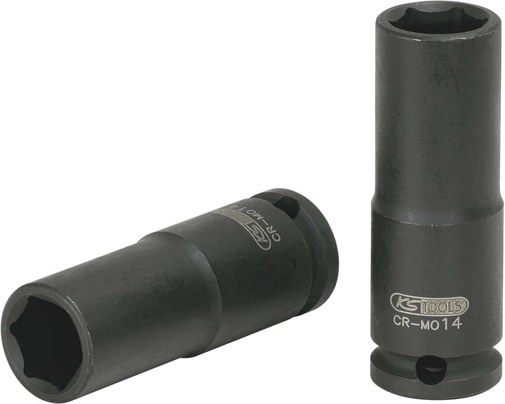 KS Tools 515.1827 1" Sechskant-Kraft-Stecknuss, lang, 27mm 27 mm, 27 mm