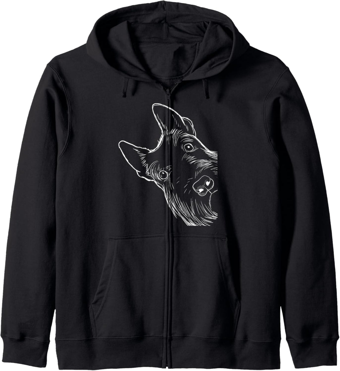 Hund Scottish Terrier Kapuzenjacke