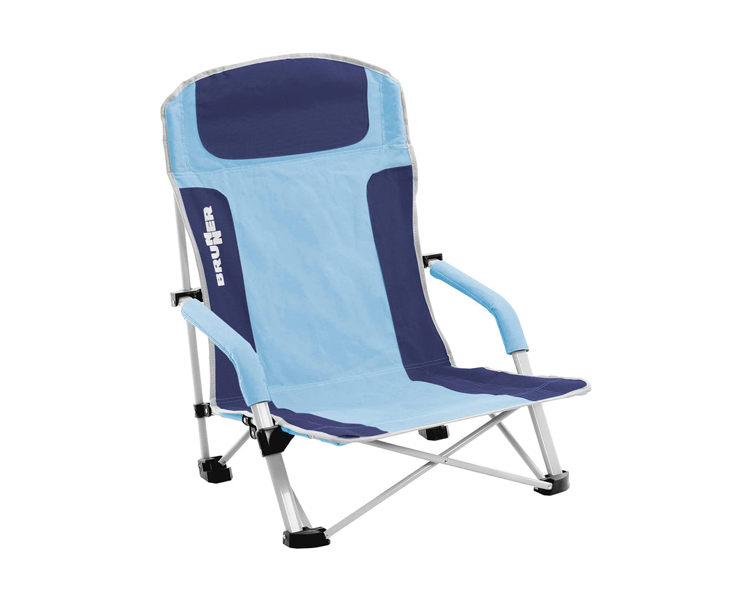 BRUNNER Strandstuhl Bula blau/hellblau, Blau/Hellblau