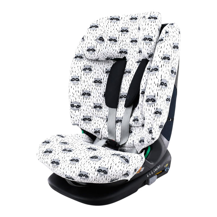 JYOKO Kids Bezug kompatibel mit Bebeconfort, Maxi Cosi Titan Pro, aus Baumwolle (Raccoon) Titan Pro