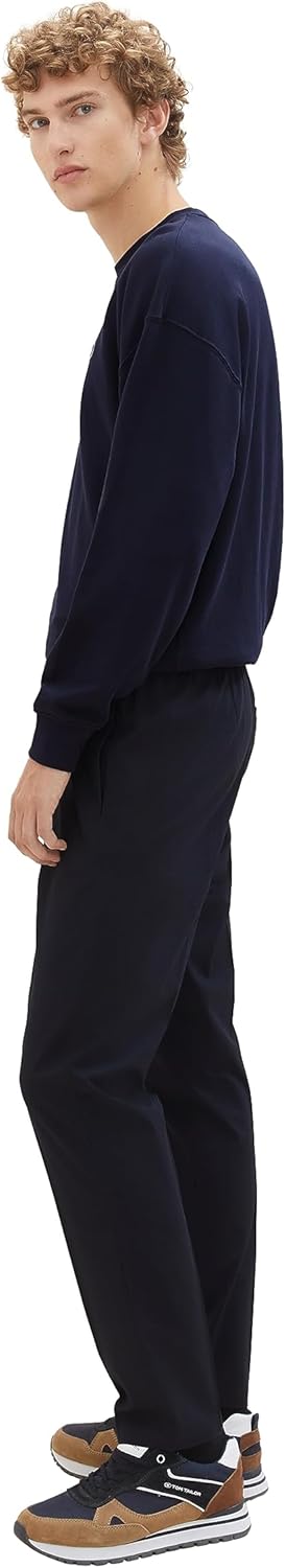 Tom Tailor Denim Herren Relaxed Tapered Fit Hose in Ankle-Länge 28W / 30L 10668 - Sky Captain Blue,