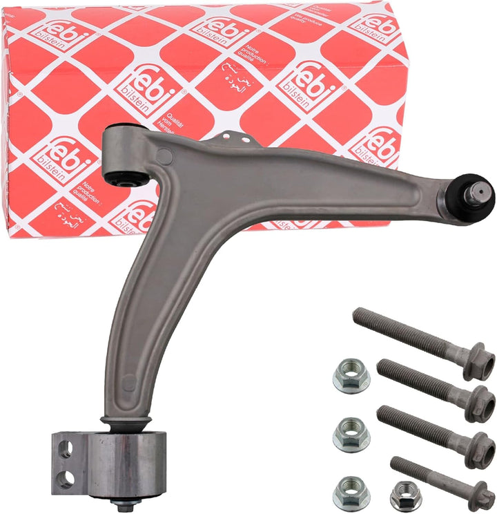 febi bilstein 34228 Querlenker mit Anbaumaterial, Lager und Gelenk , 1 Stück Vorderachse rechts, Vor