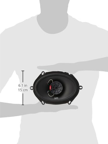VIBE Audio Slick 5 x 7” Koaxiallautsprecher 80/240 W (RMS/MAX), 13 x 18 cm, SLICK57-V7