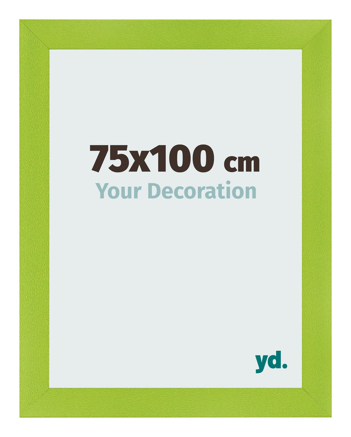 yd. Your Decoration - Bilderrahmen 75x100 cm - Grün - Bilderrahmen aus MDF mit Acrylglas - Antirefle