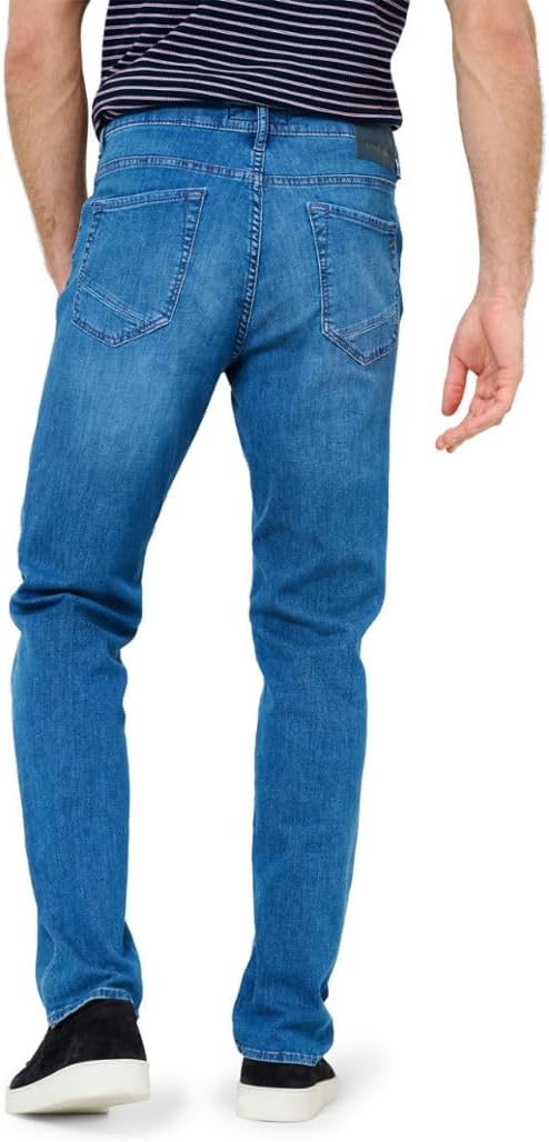 BRAX Herren Style Chuck Relax Flex Jeans 33W / 30L Mid Blue Used, 33W / 30L Mid Blue Used
