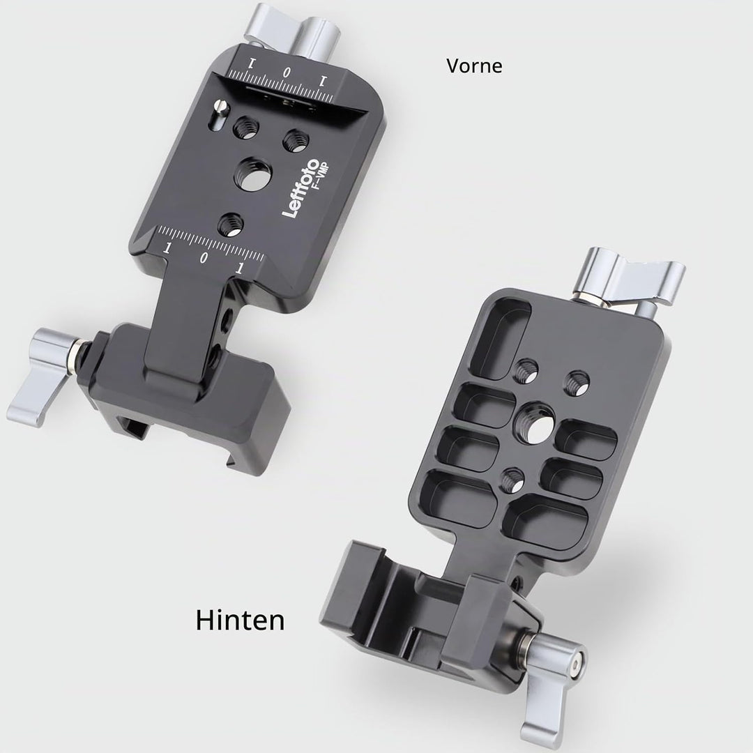 LEFTFOTO Vertikale Halterung Kardanplatte,Vertikale Halterung für DJI Gimbal,Gimbal Clamp für DJI RS