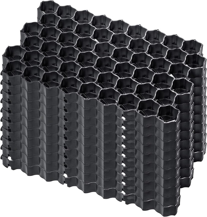 KADAX Paddockplatten aus Kunststoff, 60x40cm, 2,5m², 2 Farben, Belastbarkeit bis zu 1000 t, Rasengit