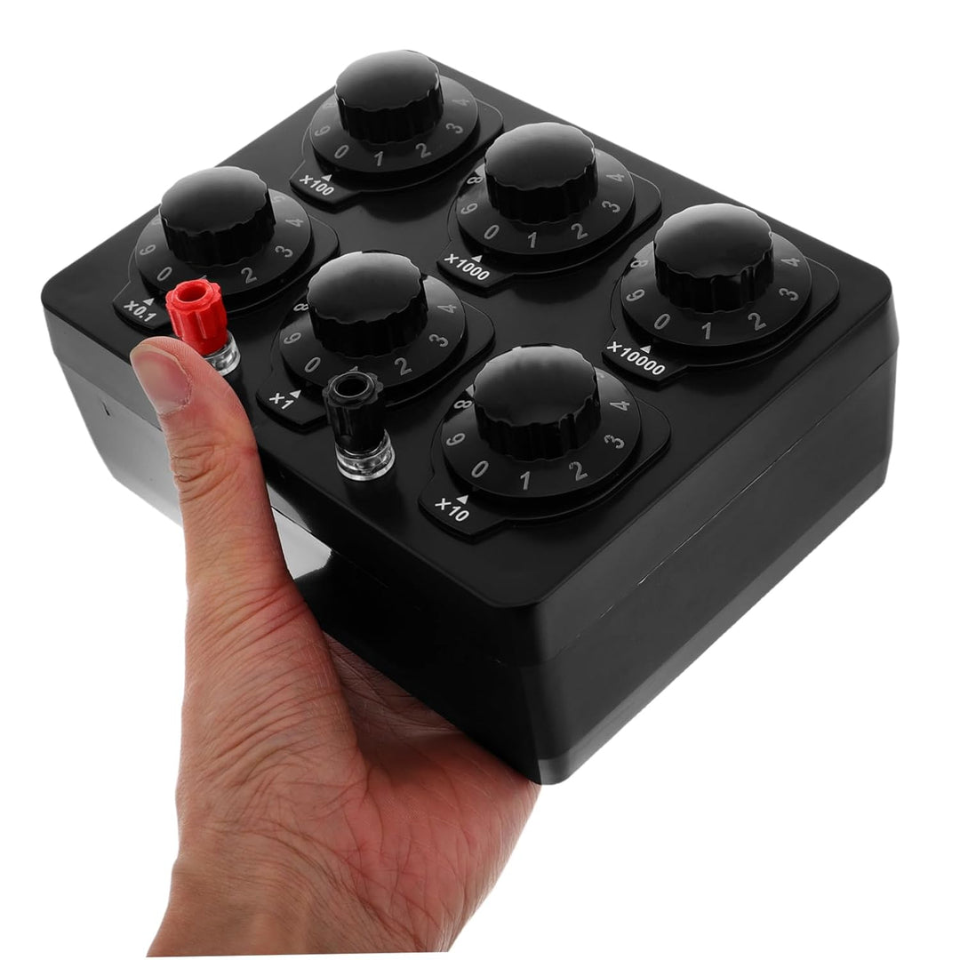 MAGICLULU Einstellbare Widerstandsbox Ohm für Oberschüler Lehrwerkzeug für Physikalische Experimente