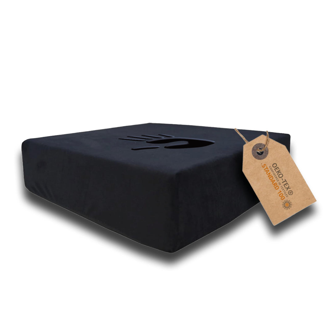 Orthopädisches Memory-Schaum Sitzkissen 10 cm Sitzerhöhung - Ergonomische 40x40x10 cm Aufstehhilfe M