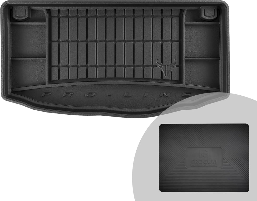 FROGUM ProLine 3D Gummimatte Exklusive Auto Kofferraummatte Kofferraumwanne für Kia Picanto II 2011-
