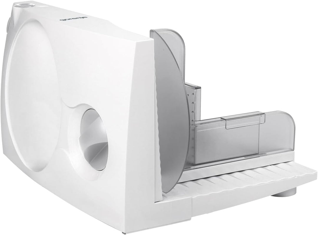 Gorenje R401W Allesschneider, Solingen Messer, Made in Europe, Sicherheitstaste, einstellbare Schnit