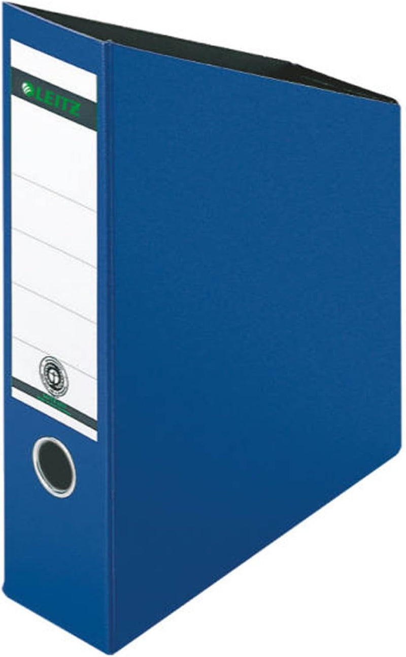 Leitz 242300 5er Sparpack Stehsammler, A4, Hartpappe (5, blau) 5 Blau, 5 Blau