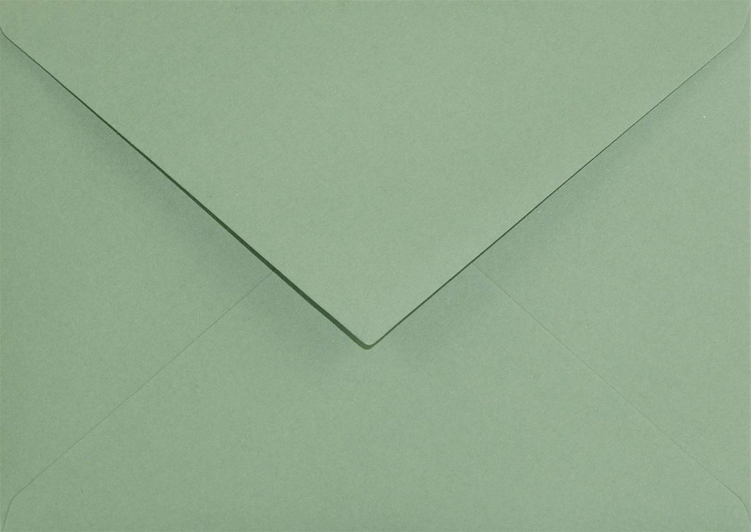 Netuno 500 Kuverts Grün DIN C6 11,4x16,2 cm edel und elegant | 120g Keaykolour Matcha Tea · hochwert