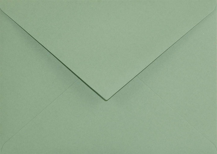 Netuno 500 Kuverts Grün DIN C6 11,4x16,2 cm edel und elegant | 120g Keaykolour Matcha Tea · hochwert