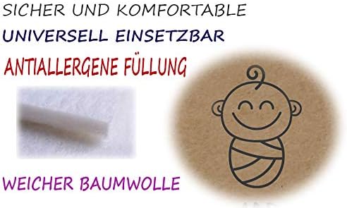 SweetDreams Baby Einschlagdecke, Schlafsack, Wickeldecke für Neugeborene und Kleinkinder, Baumwolle