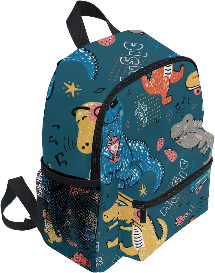 Kinderrucksack Süsse T-Rex Dinosaurier Kindergarten Vorschul Tasche für Kleinkinder Mädchen Jungen
