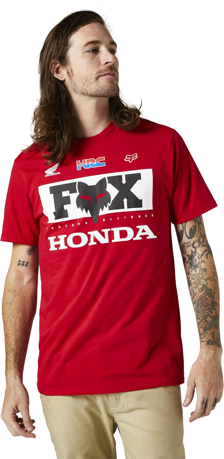 Fox Racing Herren Premium-t-Shirt Honda T-Shirt XL Rot, XL Rot