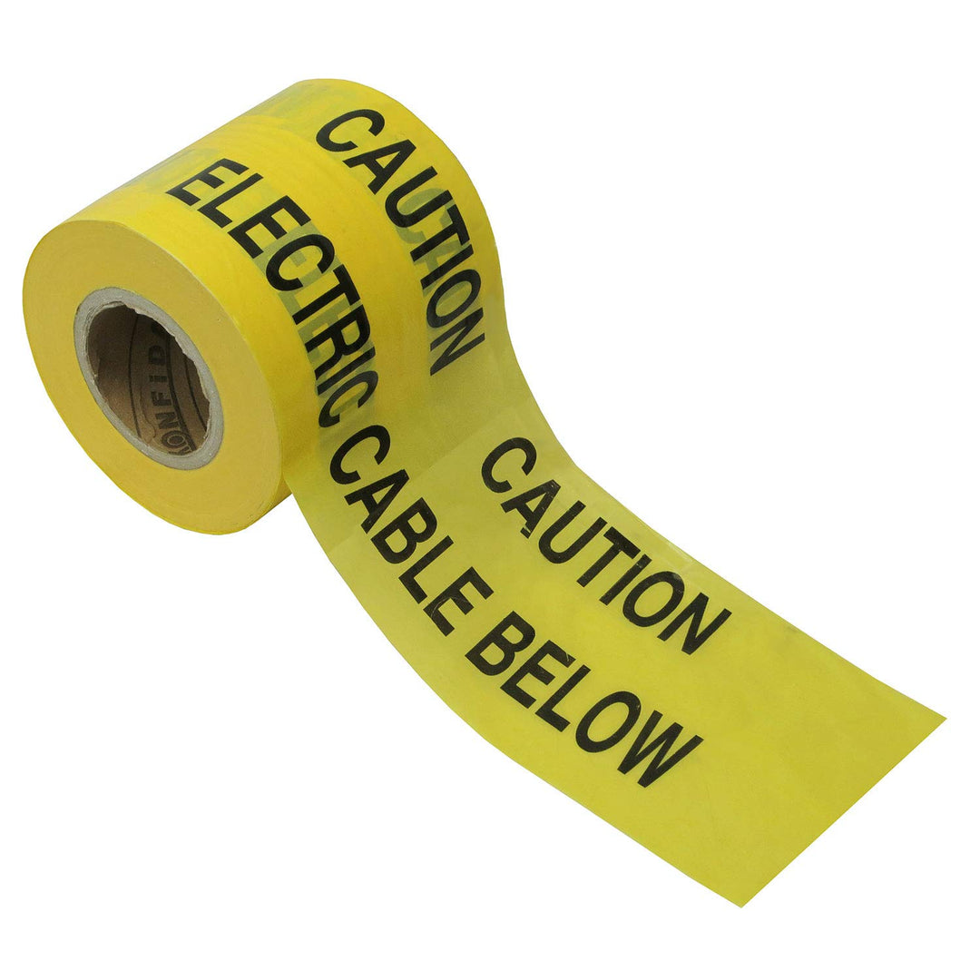 Faithfull FAITAPEUELE TAPEUELE Warning Tape 365m-Electric, Multi, 1-Pack 1 Originalverpackung, 1 Ori