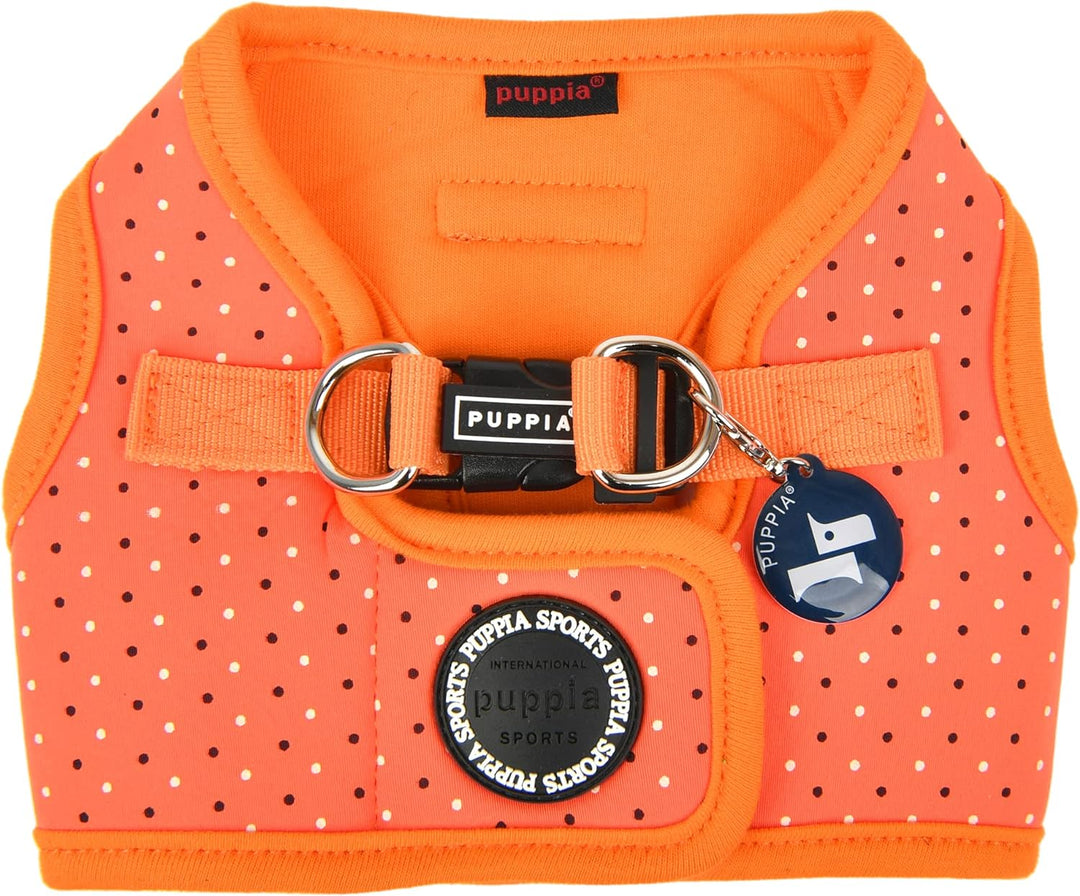 Puppia Hundegeschirr - Bonnie Geschirr B – für kleine und mittelgrosse Hunde Orange S, Orange S