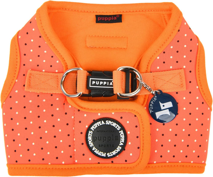 Puppia Hundegeschirr - Bonnie Geschirr B – für kleine und mittelgrosse Hunde Orange S, Orange S