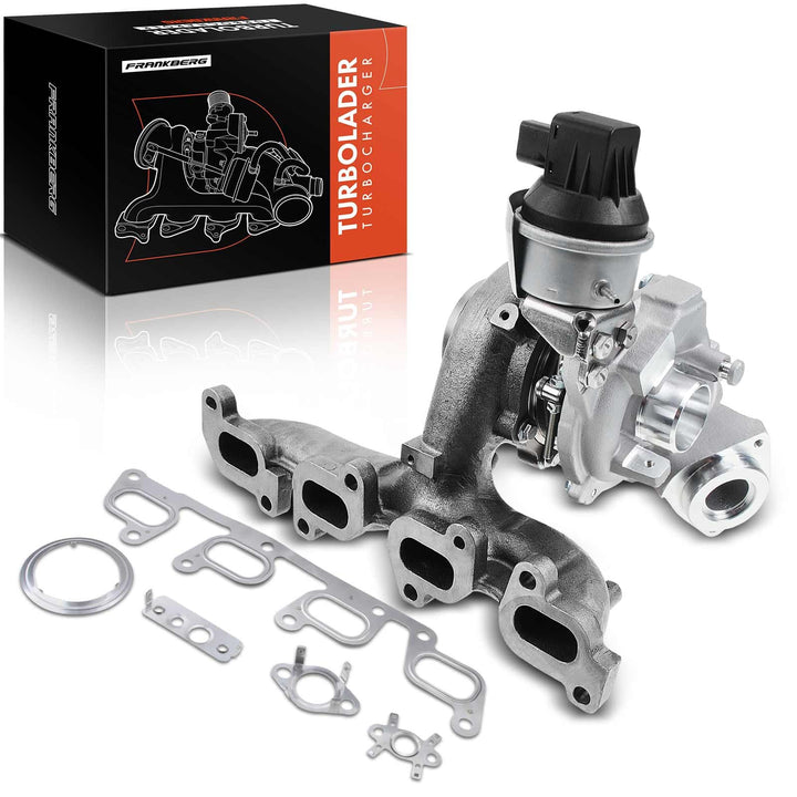 Frankberg Turbolader 1.9L Kompatibel mit A3 8X1 8PA 2003-2010 Golf Plus 521 5M1 2005-2009 O.c.t.a.v.