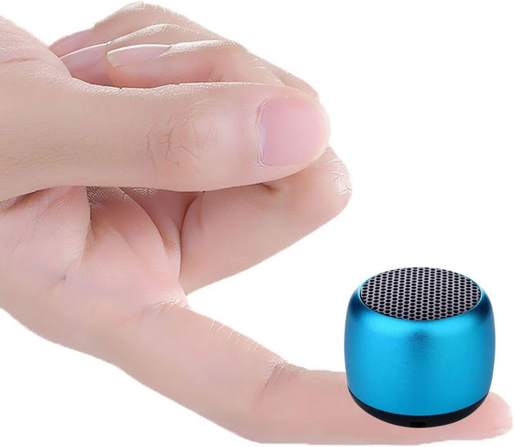 Eageroo Bluetooth Mini Lautsprecher tragbar Speaker,Stereo Klang mit tiefem Bass Technologie,Blau, B