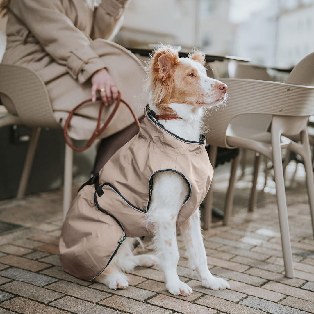 HUNTER UPPSALA Hundemantel, wasserabweisend, reflektierend, 35, taupe taupe 35, taupe 35