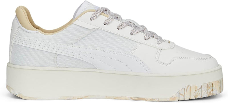 PUMA Damen Carina Street Better Sneaker 40.5 EU Puma White Puma White Granola, 40.5 EU Puma White Pu