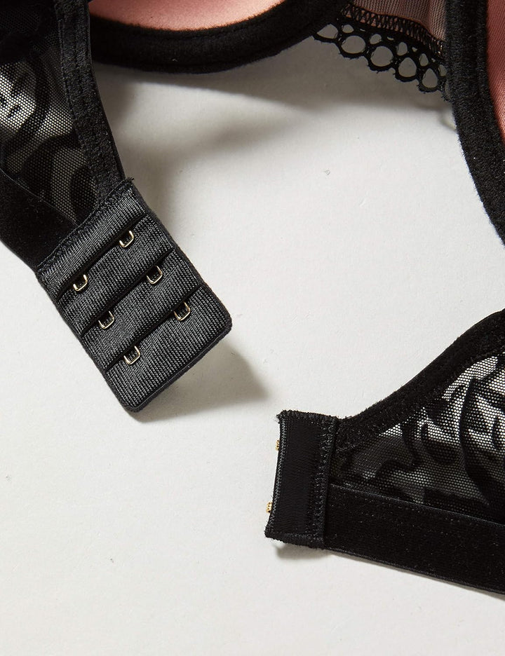 Triumph Damen Velvet Rose Spotlight WHP Geformter BH 65F Schwarz, 65F Schwarz