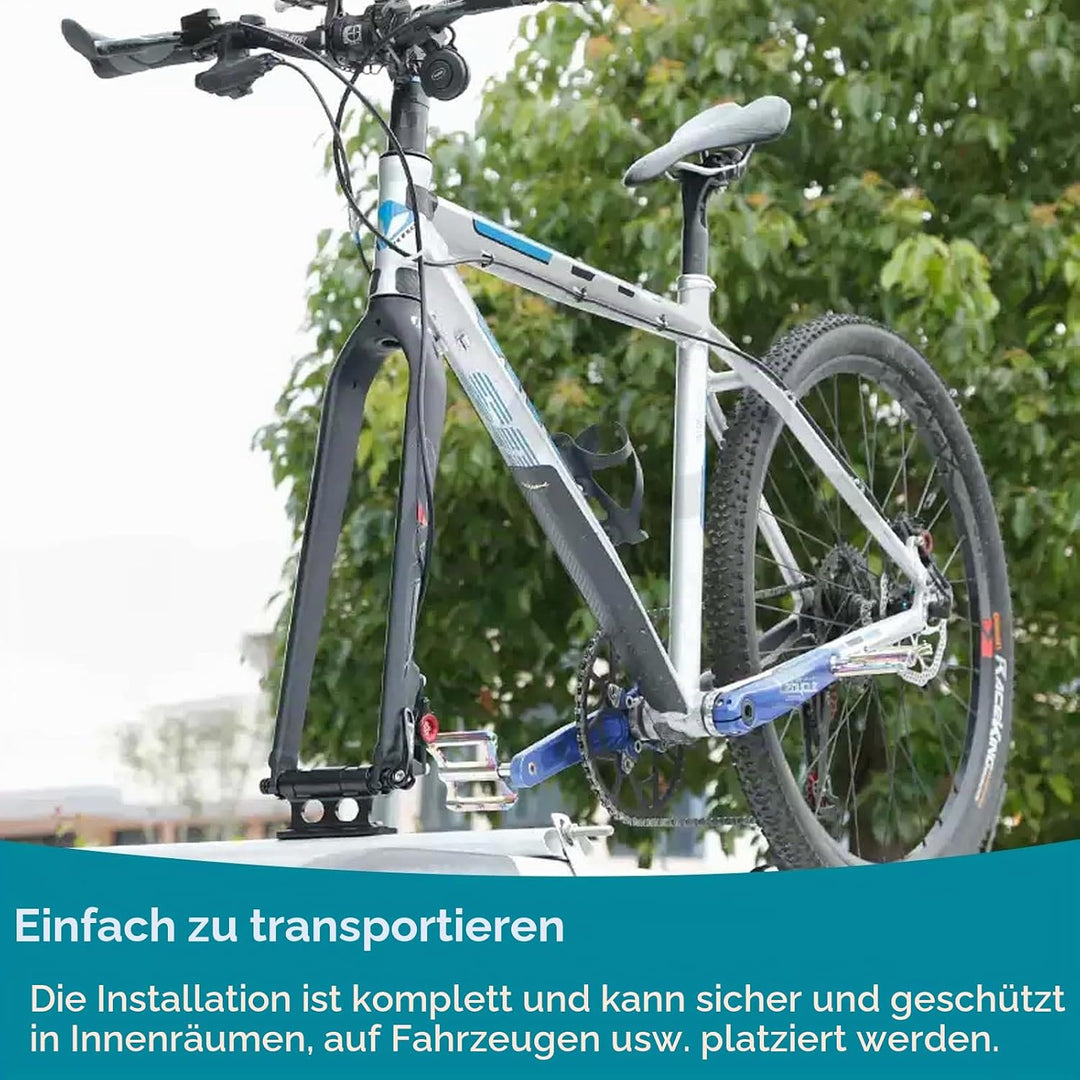 Gabelhalterung, Auto Fahrrad Dachträger Gabelhalterung, Fahrrad Vorderradgabel, Schnellspanner Halte