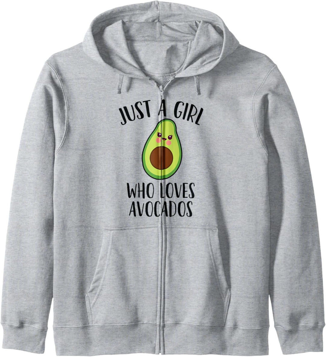 Avocado-Geschenk Nur ein Mädchen, das Avocados liebt Kapuzenjacke