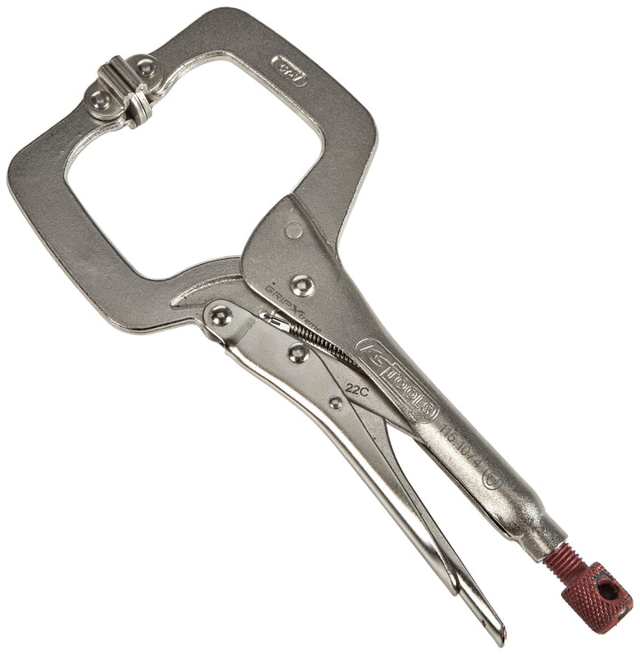 KS Tools 115.1074 Schweiss-Klammer-Gripzange, beweglichen Spannbacken 0-100mm