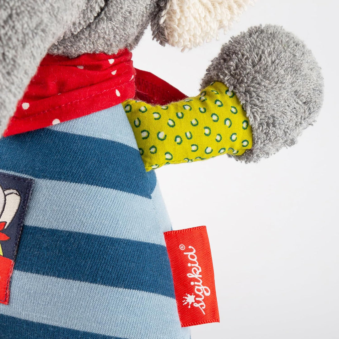 Sigikid 48800 - Lolo Lombardo Spieluhr klein, Melodie nicht frei wählbar Blau/Grau, Blau/Grau